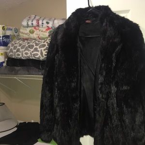 REAL RABBIT FUR WOMENS JACKET